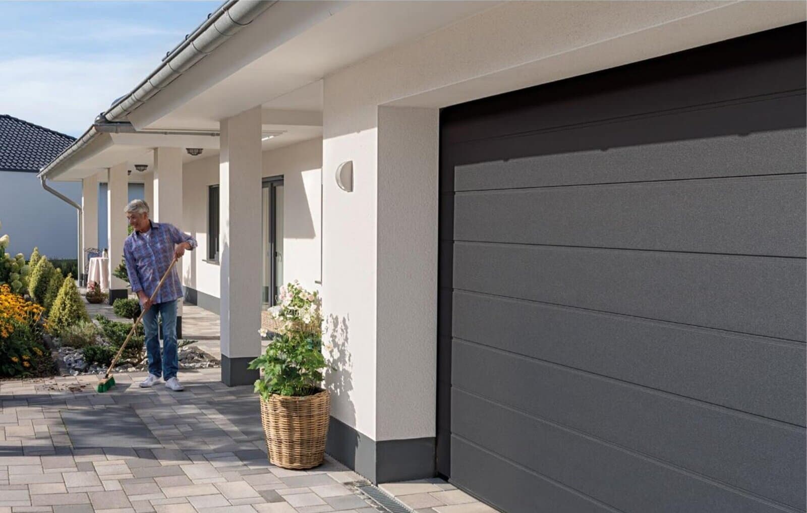 Porte de garage Hörmann Decograin Golden Oak